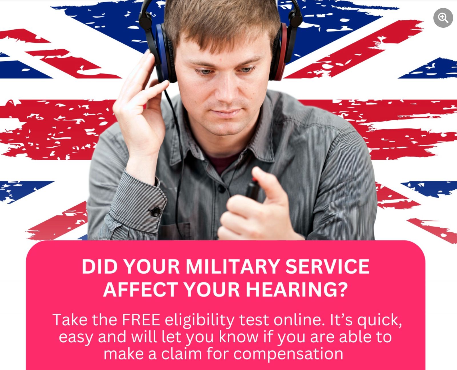 British Army Veterans hearing test