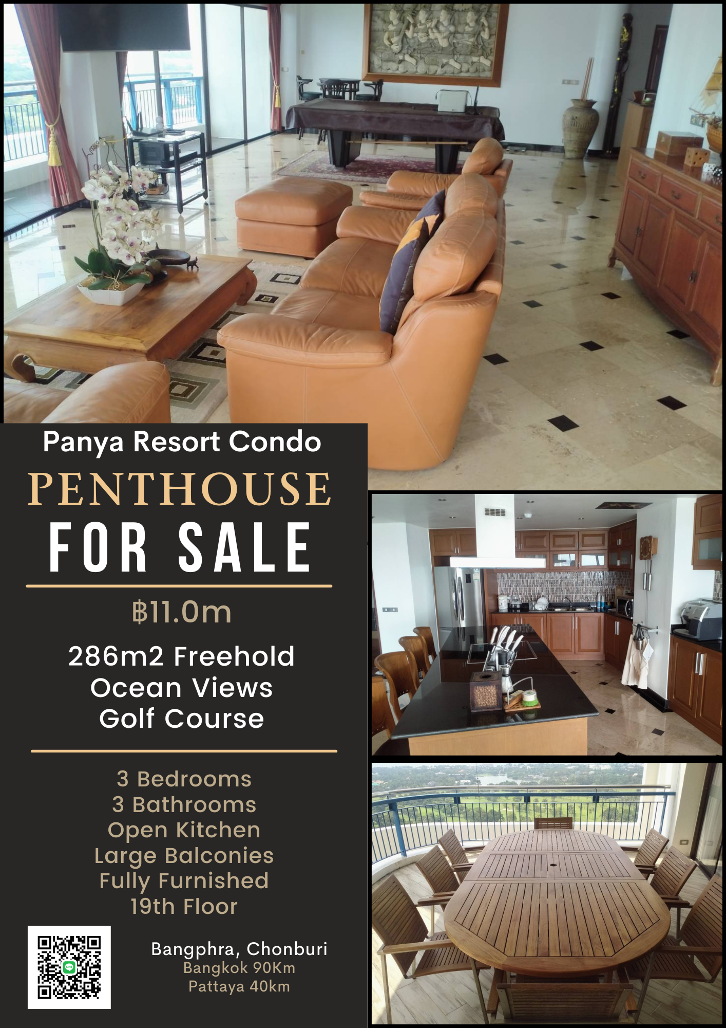 Panya Resort Penthouse condo for sale